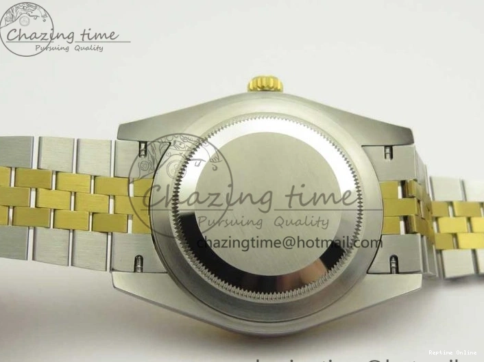 0131 Flexible DateJust 41 126334 904L SS YG DJF 1:1 Best Edition Gold Dial Diamond Markers on SS YG Jubilee Bracelet A 3250